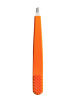 Пинцет для бровей со скошенным краем и силиконовой щеточкой Solomeya Eyebrow tweezer, 1 шт.